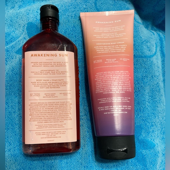 Bath & Body Works “Awakening Sun” gel and body cream - Picture 2 of 2